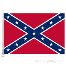 90 * 150cm Bandera Confederate_Rebel 100% poliéster